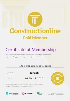 Construction Line Gold